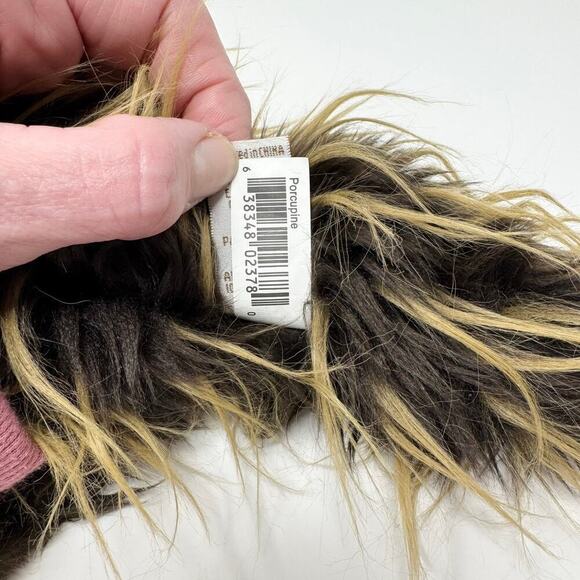 Folkmanis Full Body Porcupine Hand Puppet 13" long Plush Realistic Learning Toy - Picture 11 of 12